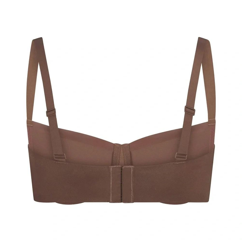 SKIMS No Show Unlined Balconette Underwire Bra - Jasper - Picture 2 of 9